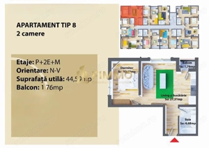 Apartament La Cheie | 46 mp | Lisaura | ID:1632