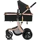 Carucior Visoli 2 in 1 black - imagine 2