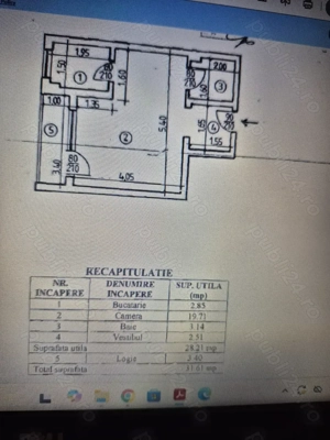 Cismigiu -Brezoianu, vând garsoniera - imagine 6