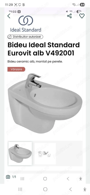 Bideu Ideal Standard suspendat