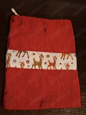 Săculet textil roșu- Model c prioare