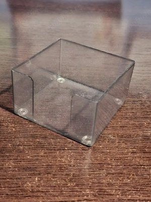 Suport notite cub hârtie - Transparent - imagine 2