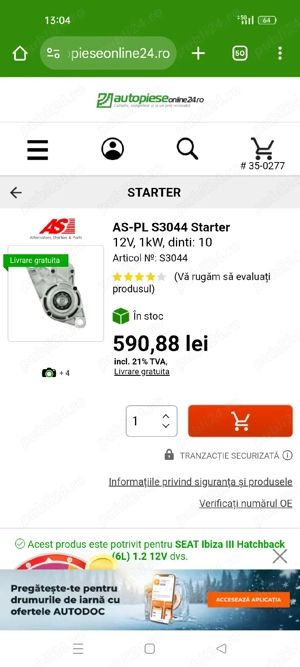 Electromotor Seat ,Vw, Audi,Skoda - imagine 2