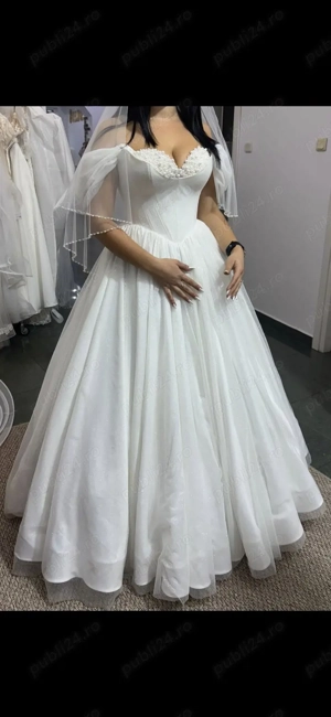 Rochie de mireasa S-M deosebita