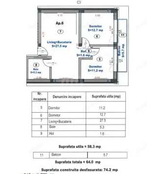 Apartament modern cu 3 camere în Turnișor – Comision 0%! - imagine 7