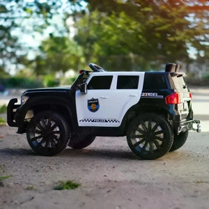 Masinuta electrica de politie, Kinderauto POLICE 911 120W 12V 7Ah  - imagine 5