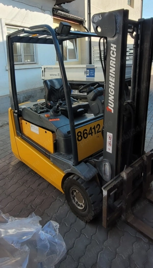 Electrostivuitor Jungheinrich 1.6tone baterie 48v schimbata recent stare perfecta - imagine 5