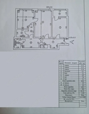 Ap. 3 camere Tiglina 2, Str. Constructorilor, 66mp - imagine 9