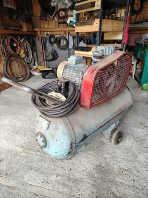 Compresor Aer Industrial Românesc IMDT 140L - Debit 350L min (Fontă)