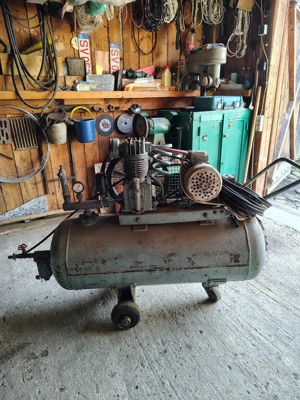 Compresor Aer Industrial Românesc IMDT 140L - Debit 350L min (Fontă) - imagine 2