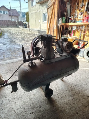 Compresor Aer Industrial Românesc IMDT 140L - Debit 350L min (Fontă) - imagine 3