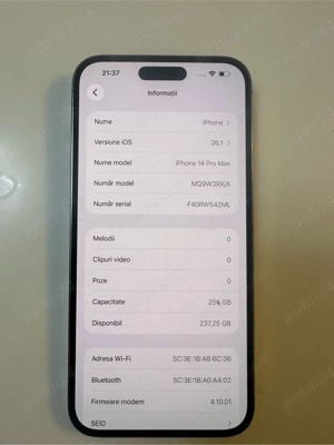 iPhone 14 Pro Max Gold 512 GB - imagine 4