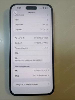 iPhone 14 Pro Max Gold 512 GB - imagine 3