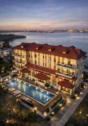 Refugiu Urban Vedere Panoramică pe Malul Lacului Morii