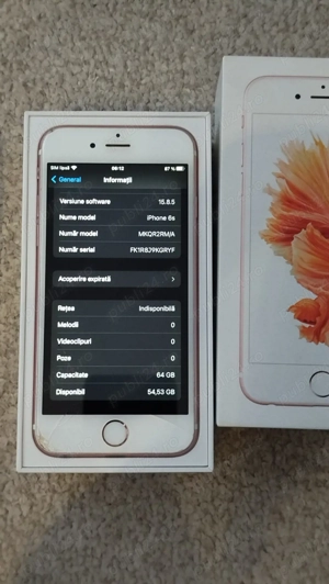 Vand iPhone 6s 64Gb fisurat functional - imagine 2