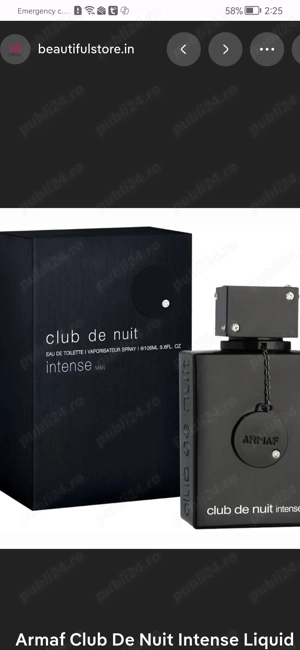 Vând Club de Numit Intense Man EDT sigilat în țiplă