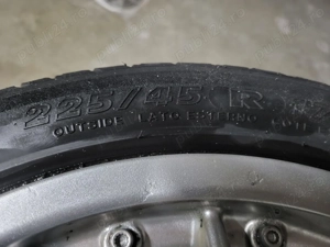 Set 4 jante Alessio 17" aliaj + anvelope Michelin 225/45 R17 - Rare, stare bună! - imagine 3