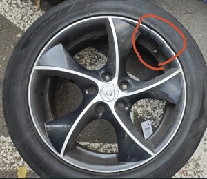 jante bicolore R17 5x108 - imagine 3