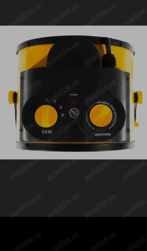 Vand aeroterma industriala rotor de 5 kw  - imagine 2