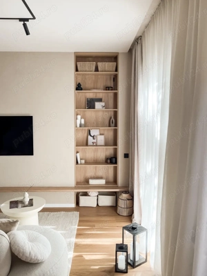 Apartament Japandi 2 camere pe 2 niveluri   Șisești | Grădină 25 mp | Parcare subterană | Amenajat - imagine 3