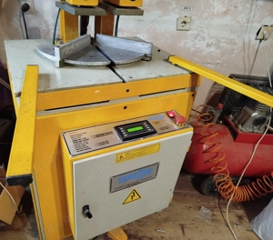 Aparat de lipit profile PVC SHEFFER + compresor 100 L   stare foarte buna, 220V   Brasov