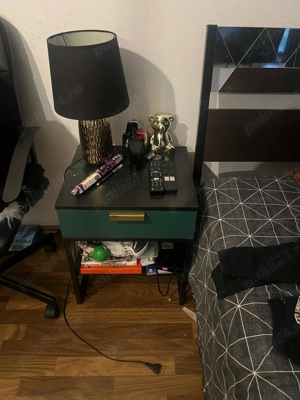 Mobilier dormitor   dulap, comodă, noptieră și pat 
