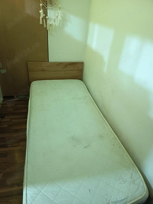 Pat de o persoana si saltea relaxa 