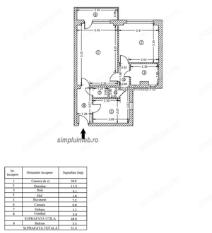 2 Camere Mobilat Pantelimon Vergului - imagine 8