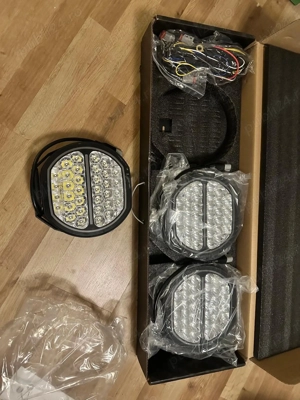 Proiectoare LED Off-Road cu DRL galben - imagine 2