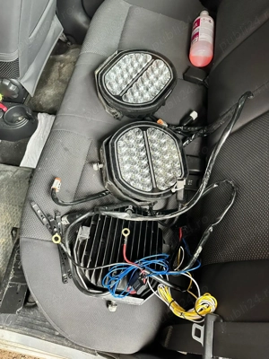 Proiectoare LED Off-Road cu DRL galben - imagine 3