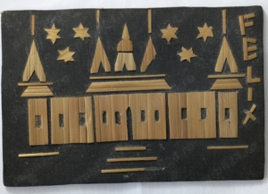 Artizanat "Felix"-din 1955 -furnir pe panza