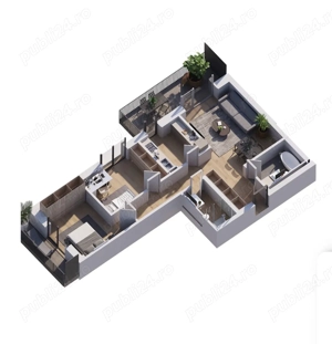 Apartament 3 camere Estoria City