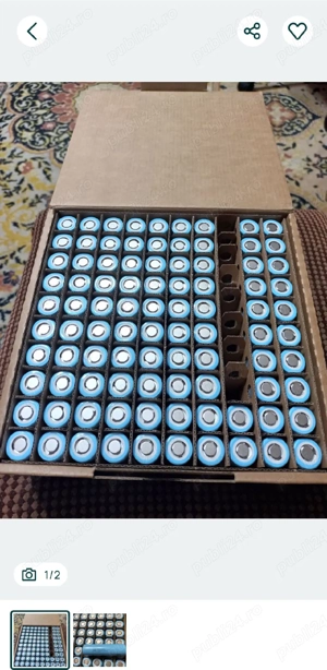 acumulatori  celule Li-ion 18650 - imagine 2