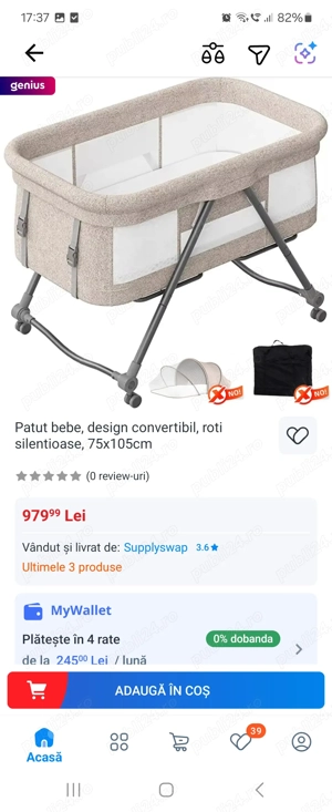 Patut bebelus pliabil - imagine 5