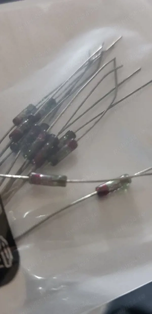 dioda germaniu   OA95 si siliciu  byx 55-600  byx 55 -350 ..zener bzx 79c .4.7v si 8.2v  - imagine 2