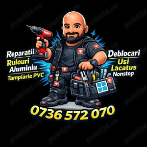 Deblocari usi, reparații termopane si rulouri