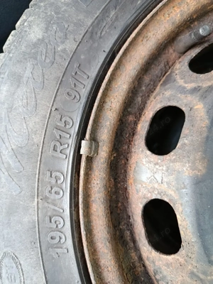 4 jante R15 195/65 91T cu anvelope iarnă  Marangoni - imagine 4