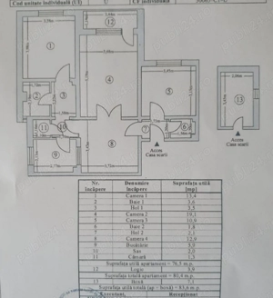 Vând apartament 4 camere bulevardul Traian la H5
