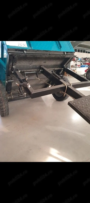 Vînd Motocultor Loncin 1200 diesel, 12cp ca nou, cu remorca DKD 750 Kg - imagine 6