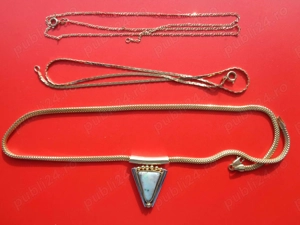 Bijuterii din aur . Colier si lantisoare . 14K