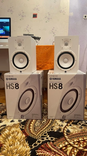 Monitoare de Studio Active YAMAHA HS8, White, ca Noi, Impecabile