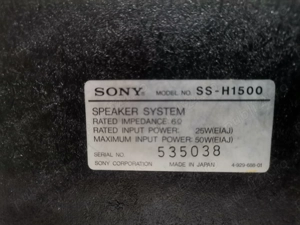 Boxe Sony SS H1500 - imagine 5