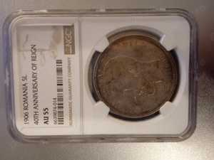 Moneda 5 Lei 1906
