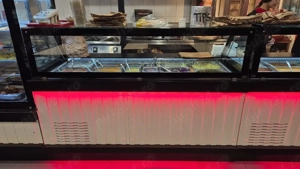 Vitrina rece 5 cuve pentru shaorma