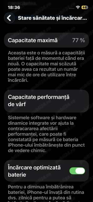 iPhone 13 mini 128GB Starlight (Alb)   Funcționează perfect - imagine 4