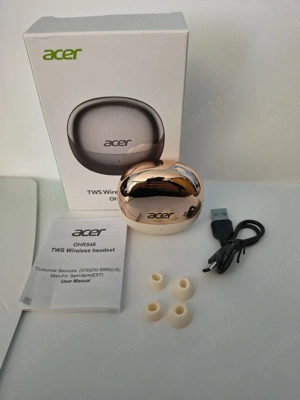 Căști Bluetooth True Wireless Acer golden -beige  - imagine 2