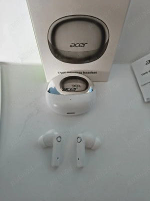 Căști Bluetooth True Wireless Acer silver -white 
