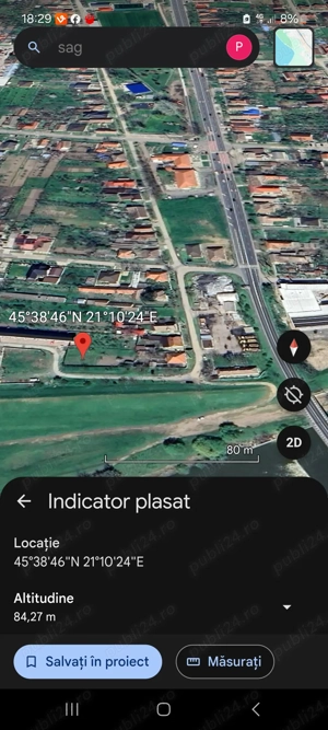 Teren Șag 500mp în Vatra Satului