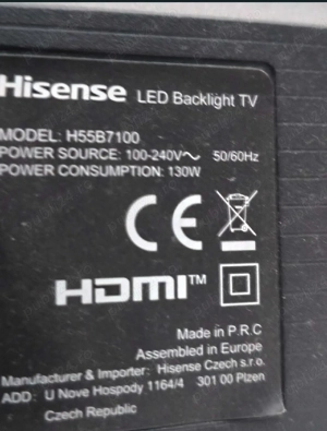 Televizor LED Smart Hisense, Ultra HD 4K, HDR, 139 cm - imagine 4