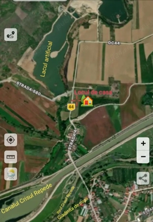 Teren intravilan 1067 mp la  Fughiu, com Osorhei, langa soseaua principala  - imagine 3